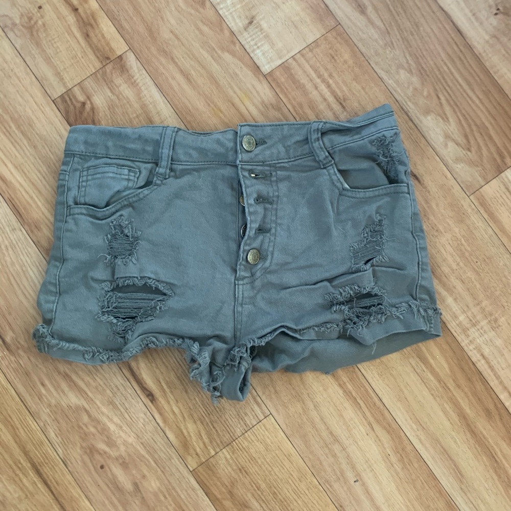 Green shorts